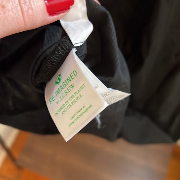 J Crew // Eyelet Lace Ruffle Long Sleeve Button Down Blouse - Picture 8 of 9